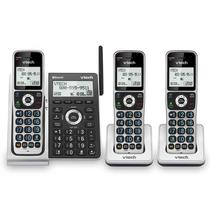 Telefone residencial sem fio VTech VS306-3 DECT 6.0 com Bluetooth