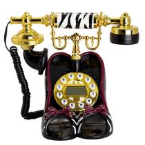 Telefone Retro de Mesa Sapato