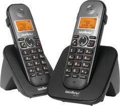 Telefone S/ Fio Id + Ramal C/ Entrada P/ Fone De Ouvido Ts 5122 Preto 4125122 - INTELBRAS