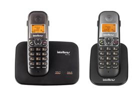 Telefone sem fio 2 linhas TS 5150 Com Bina e Ramal intelbras