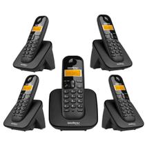 Telefone Sem Fio 4 Ramal Adicional ID Bina TS 3110 Intelbras