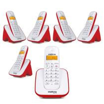 Telefone Sem Fio 5 Ramal Adicional ID Bina TS 3110 Intelbras