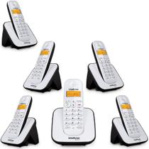 Telefone Sem Fio 5 Ramal Adicional ID Bina TS 3110 Intelbras