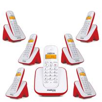 Telefone Sem Fio 6 Ramal Adicional ID Bina TS 3110 Intelbras