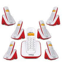 Telefone Sem Fio 6 Ramal Adicional Id Bina Ts 3110 Intelbras