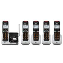 Telefone sem fio AT&T BL102-5 DECT 6.0 com 5 aparelhos com secretária eletrônica Telefone sem fio AT&T BL102-5 DECT 6.0 com 5 aparelhos com secretária eletrônica