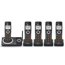 Telefone sem fio AT&T CL82519 DECT 6.0 com 5 aparelhos com secretária eletrônica Telefone sem fio AT&T CL82519 DECT 6.0 com 5 aparelhos com secretária eletrônica
