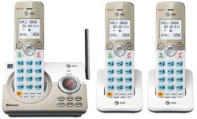 Telefone sem fio AT&T DL72319 DECT 6.0 com 3 aparelhos com conexão ao celular