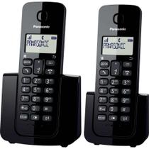 Telefone Sem Fio c/ID De Chamadas Base + Ramal KX-TGB112LBB Preto Panasonic