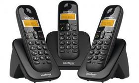 Telefone Sem Fio Com 2 Ramais Adicionais TS 3113 Intelbras