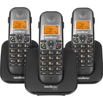 Telefone Sem Fio Com 2 Ramais Adicionais TS 5123 Intelbras