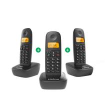 Telefone sem Fio com Dois Ramais Adicionais TS 2513 Intelbras