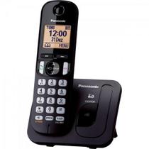 Telefone Sem Fio Com ID/Viva Voz Panasonic KX-TGC210LBB Preto F002