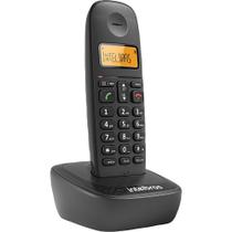 Telefone sem Fio com Identificador de Chamadas Intelbras TS2510 Preto