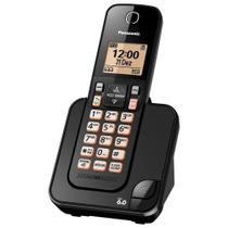 Telefone Sem Fio Com Identificador de Chamadas Panasonic DECT 6.0 Preto Bivolt - KX-TGC350LBB