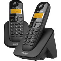 Telefone sem fio combo com ramal adicional preto TS3112, Modelo 4123102 INTELBRAS