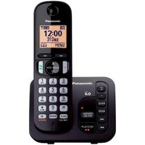 Telefone Sem Fio DECT 6.0 Panasonic KX-TGC220LBB Com Identificador de Chamadas Bivolt