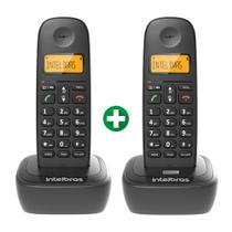 Telefone sem Fio Digital Intelbras TS 2512 Preto com Ramal Adicional