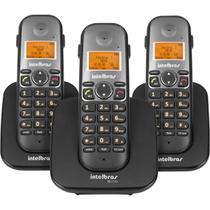 Telefone Sem Fio Digital Intelbras TS 5123 Com Dois Ramais Adicionais Multifuncional
