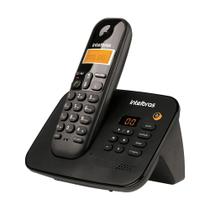 Telefone Sem Fio Digital Preto Com Secretária Eletrônica Intelbras- TS 3130