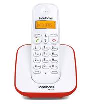 Telefone Sem Fio Digital Ts 3110 Branco E Vermelho Intelbras