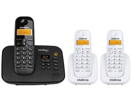 Telefone Sem Fio Digital Ts 3130 + 2 Ramal Ts 3111 Intelbras