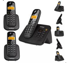 Telefone Sem Fio Digital Ts 3130 + 2 Ramal Ts 3111 Intelbras