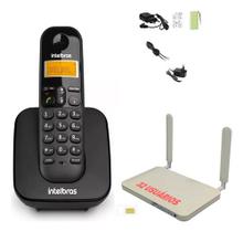 Telefone Sem Fio Intelbras 4g De Chip Com Wifi Desbloqueado TS3110 922