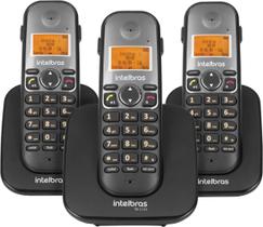 Telefone Sem Fio INTELBRAS Com Viva Voz E Dois Ramais Ts5123