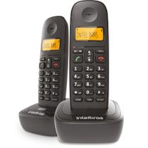 Telefone Sem Fio Intelbras TS 2512, Digital, com Ramal Adicional, Preto - 4122512