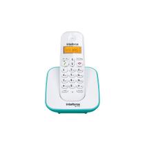Telefone sem fio intelbras TS 3110 Branco e Azul Claro Bina Display Luminoso Até 7 Ramais Agenda