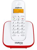 Telefone Sem Fio Intelbras Ts 3110 Branco/Vermelho 4123101