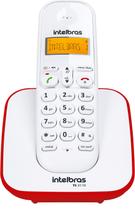 Telefone Sem Fio Intelbras Ts 3110 Branco/Vermelho 4123101
