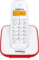 Telefone Sem Fio Intelbras Ts 3110 Branco/vermelho 4123101 Telefone Sem Fio Intelbras Ts 3110 Branco/vermelho 4123101