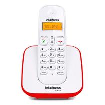 Telefone Sem Fio Intelbras Ts 3110 Branco/Vermelho