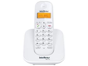 Telefone Sem Fio Intelbras TS 3110 - Identificador de Chamada Conferência Branco