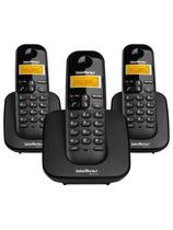 Telefone Sem Fio Intelbras Ts3113 Base E 2 Ramais Dect 6.0 Preto