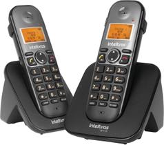 Telefone Sem Fio INTELBRAS Ts5122 com Viva Voz Id com 1 ramal cor Preto