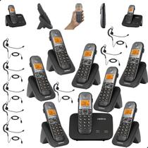 Telefone sem fio Mini Central PABX Para 2 linhas TS 5150 Com 7 Ramal e Headset Fone de Ouvido Bina Viva Voz e Expansível até 10 Ramais intelbras Telefone sem fio Mini Central PABX Para 2 linhas TS 5150 Com 7 Ramal e Headset Fone de Ouvido Bina Viva Voz e Expansível até 10 Ramais intelbras