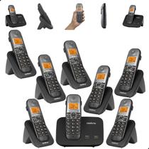 Telefone sem fio Mini Central PABX Para 2 linhas TS 5150 Com 7 Ramal Incluso Bina Viva Voz e Expansível até 10 Ramais intelbras Telefone sem fio Mini Central PABX Para 2 linhas TS 5150 Com 7 Ramal Incluso Bina Viva Voz e Expansível até 10 Ramais intelbras