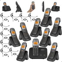 Telefone sem fio Mini Central PABX Para 2 linhas TS 5150 Com 8 Ramal e Headset Fone de Ouvido Bina Viva Voz e Expansível até 10 Ramais intelbras Telefone sem fio Mini Central PABX Para 2 linhas TS 5150 Com 8 Ramal e Headset Fone de Ouvido Bina Viva Voz e Expansível até 10 Ramais intelbras