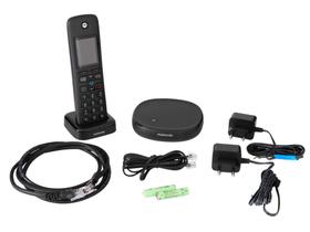 Telefone sem Fio Motorola AXH01 Identificador de - Chamada Secretária Eletrônica Wi-Fi
