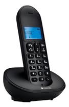 Telefone Sem Fio Motorola com Identificador de chamadas e Viva-Voz Preto - MT150