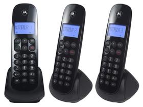 Telefone Sem Fio Motorola MOTO700-MRD3 + 2 Ramais