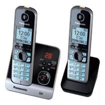 Telefone Sem Fio Panasonic + 1 Ramal Externo KX-TG6722LBB