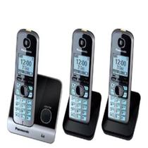 Telefone Sem Fio Panasonic + 2 Ramal Externo KX-TG6713LBB