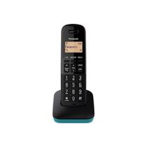 Telefone Sem Fio Panasonic Kx Tgb310 Com Identificador De Chamadas Azul Preto