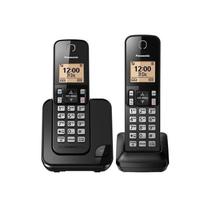 Telefone Sem Fio Panasonic Kx Tgc352Lab com 2 Bases. Bivolt. Cor Preta