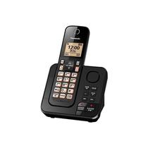 Telefone Sem Fio Panasonic Kx Tgc360Lab Com Atendedor De Chamadas Preto