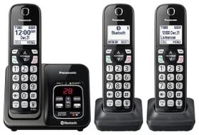 Telefone sem fio Panasonic KX-TGD663M com Bluetooth - Preto